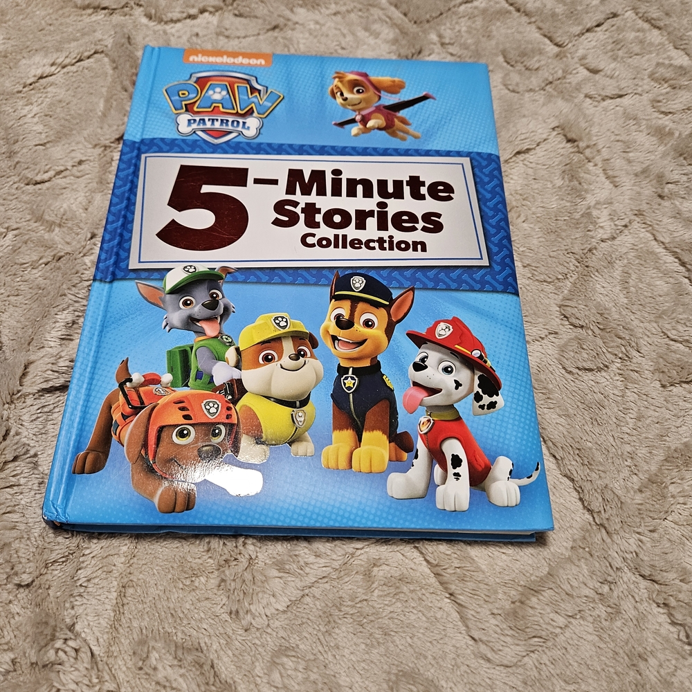 Paw Patrol 5-Minute Stories Collection - Blue Cover